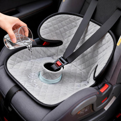 2 Pack Car Potty Training Seat Protector, Waterproof Toddler Carseat Potty Training Cover, Piddle Pads & Liners for Baby,Washable Non-Slip Leak-Proof Potty Pee Protector (Black)