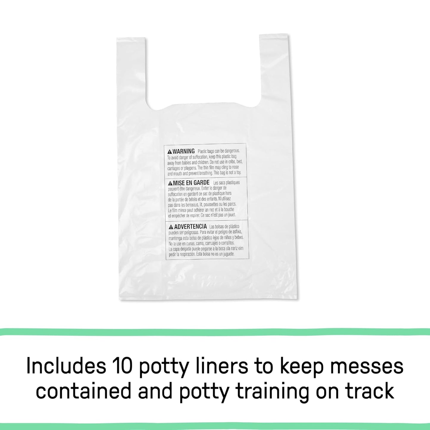 Ingenuity My Travel Potty, 2-in-1 Baby and Toddler Portable Potty Seat & Potty Ring, Lightweight Foldable, Includes Travel Bag & 3 Disposable Liners, Neutral