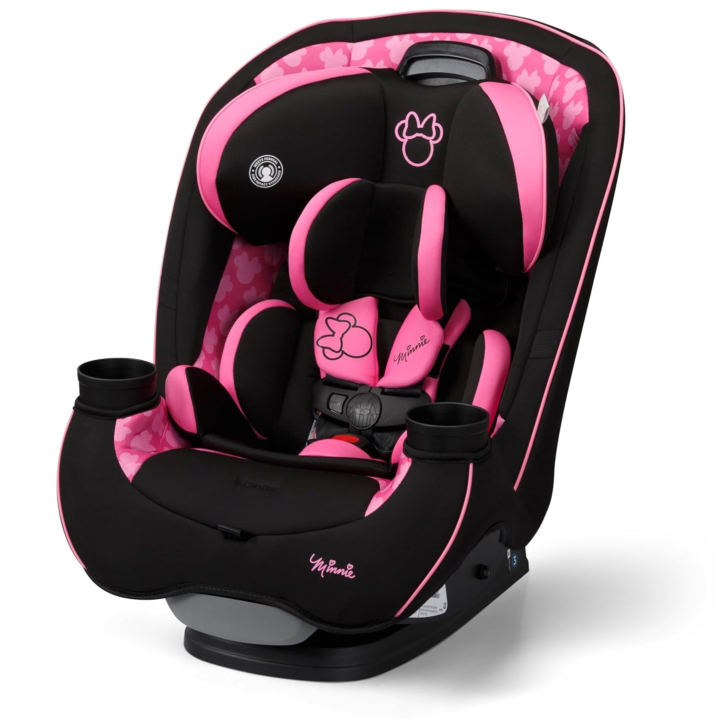 Disney Grow and Go Convertible Car Seat, Rear Facing 5-40 pounds, Forward Facing 30-65 pounds, Booster 40-100 lbs, Convert from Infant to Toddler, Mickey Sprinkle