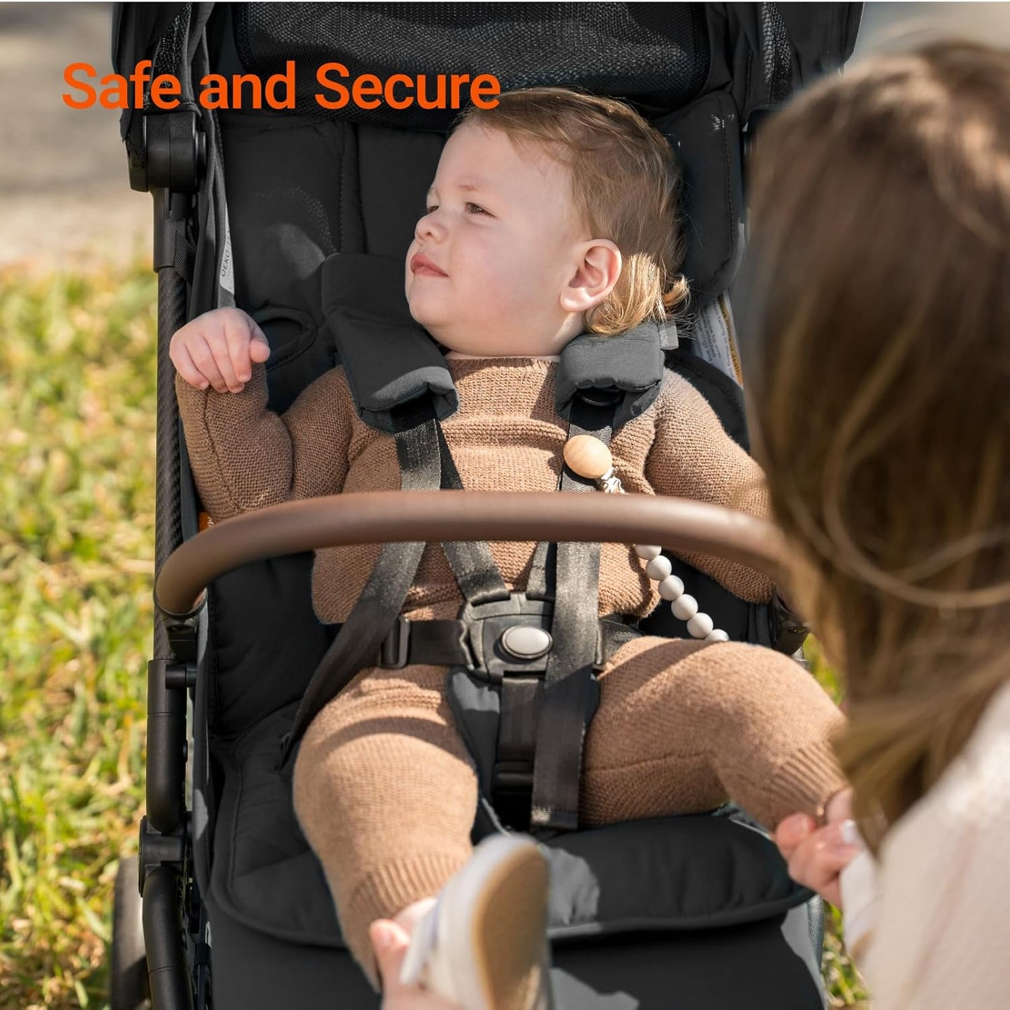 MAMAZING Ultra Air Lightweight Baby Travel Stroller with Carbon Fiber Frame, Compact & Airplane-Friendly, One-Handed Fold, 11.6 lbs, Perfect for Toddlers, Grey