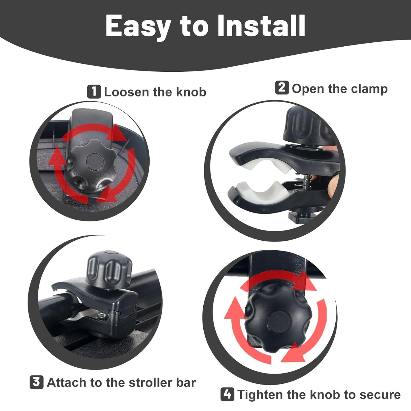 Stroller Snack Tray Compatible with Evenflo, with Stroller Cup Holder Attachment, Stays in Place Tray Attachment, Easy to Install and Take Off, Snacking On The Go, Strollers Travel Accessories