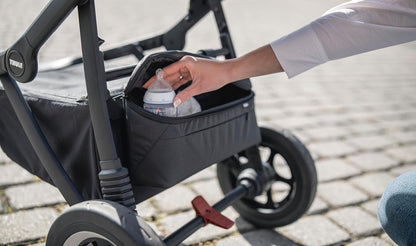 Thule Stroller Organizer - Convenient Storage - Easy to Attach - Internal & Exterior Pockets - Zipper top - Compatible Sleek, Spring & Shine