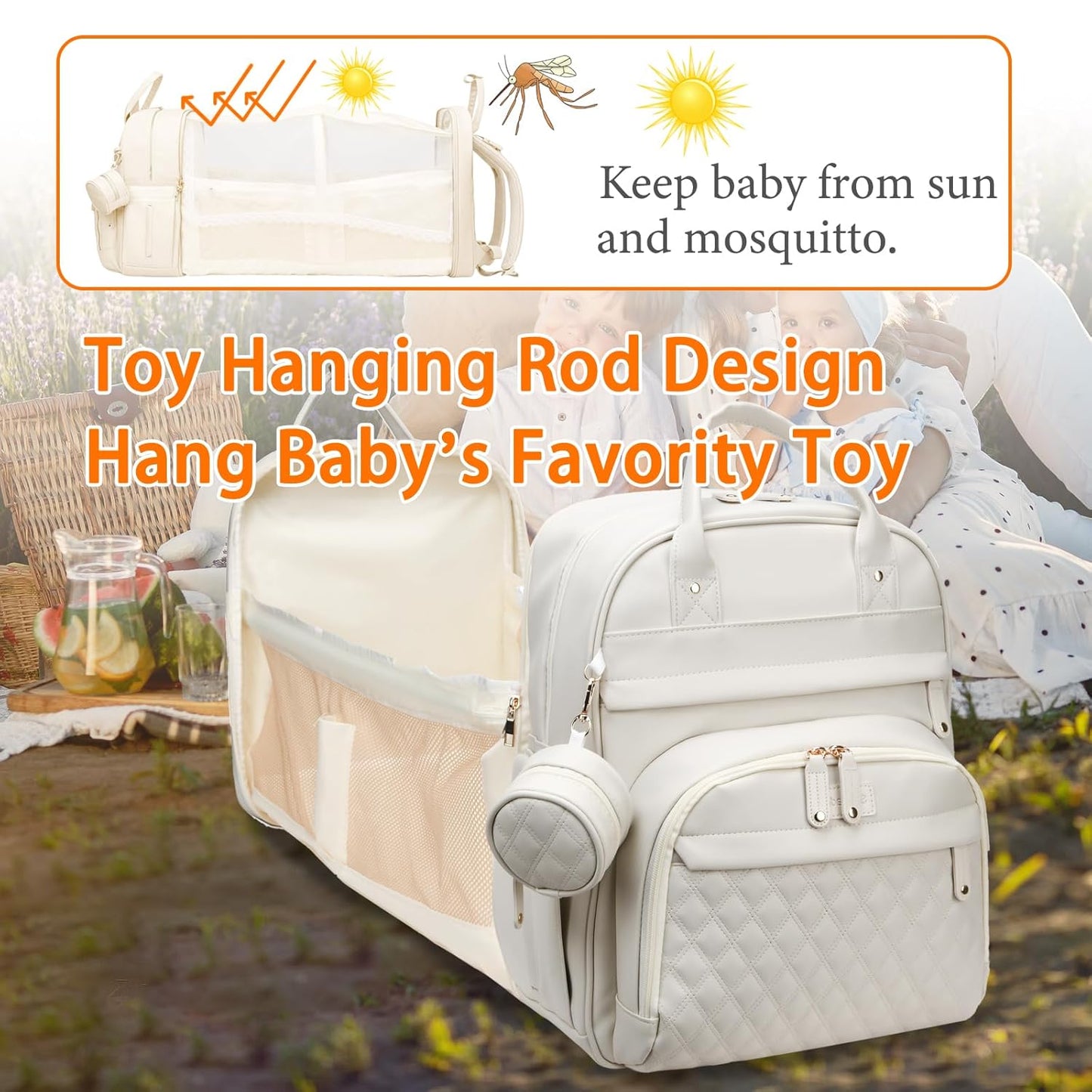 Astro alan Baby Diaper Bag with Changing Station, Waterproof Diaper Bag Backpack for Moms Dads with USB Charging Port, Baby Shower Gifts, Large Capacity diaper backpack, Grey