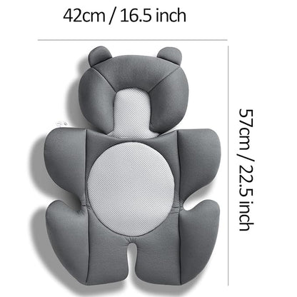 G Ganen Baby Comfort Support Cushion Stroller and Seat Comfort Cushion Insert Liner (Dark Grey)