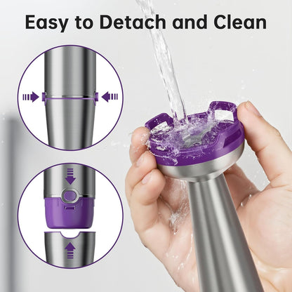 Turelar Immersion Blender Handheld Corded Hand Blenders Set 1100W, Trigger Variable Speed 5 in 1 Stick Emulsifier with Chopper, Whisk and Frother for Soup, Baby Food and Smoothies, Orange