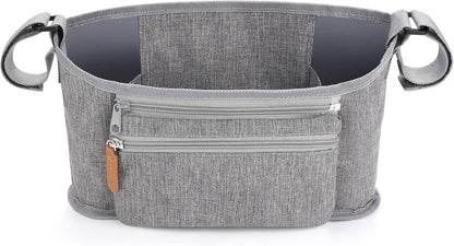Accmor Universal Stroller Organizer with Detachable Phone Bag, Stroller Bag Caddy Organizer Stroller Accessories for Uppababy, Baby Jogger, Nuna, Doona, Britax Strollers