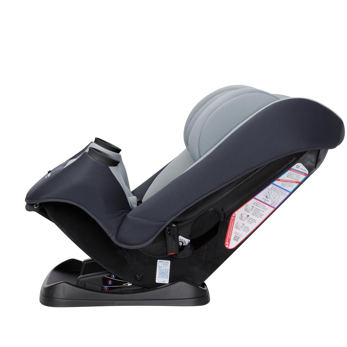 Maxi-Cosi Pria All-in-One Convertible Car Seat, Infant to Toddler Car Seat, Easy-Install Harness, Machine-Washable Cover, 5-100 lbs, Sea Shadow