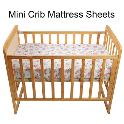 Onacosht Pack and Play Sheets 3 Pack for Baby Boy, Stretchy Jersey Knitted Portable Mini Crib Sheets Playard Mattress Cover, Woodland Animal Elephant Fox Lion Bear Giraffe Zebra Printing