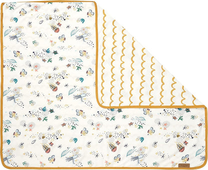 Tutti Bambini Premium Bassinet Sheets (2 Pack) - Soft & Breathable Bamboo Jersey, Double-Strength Bedside Sleeper Sheets, Fits Mattresses from 20.8 x 31.5 in to 23.6 x 35.4 in (Our Planet)