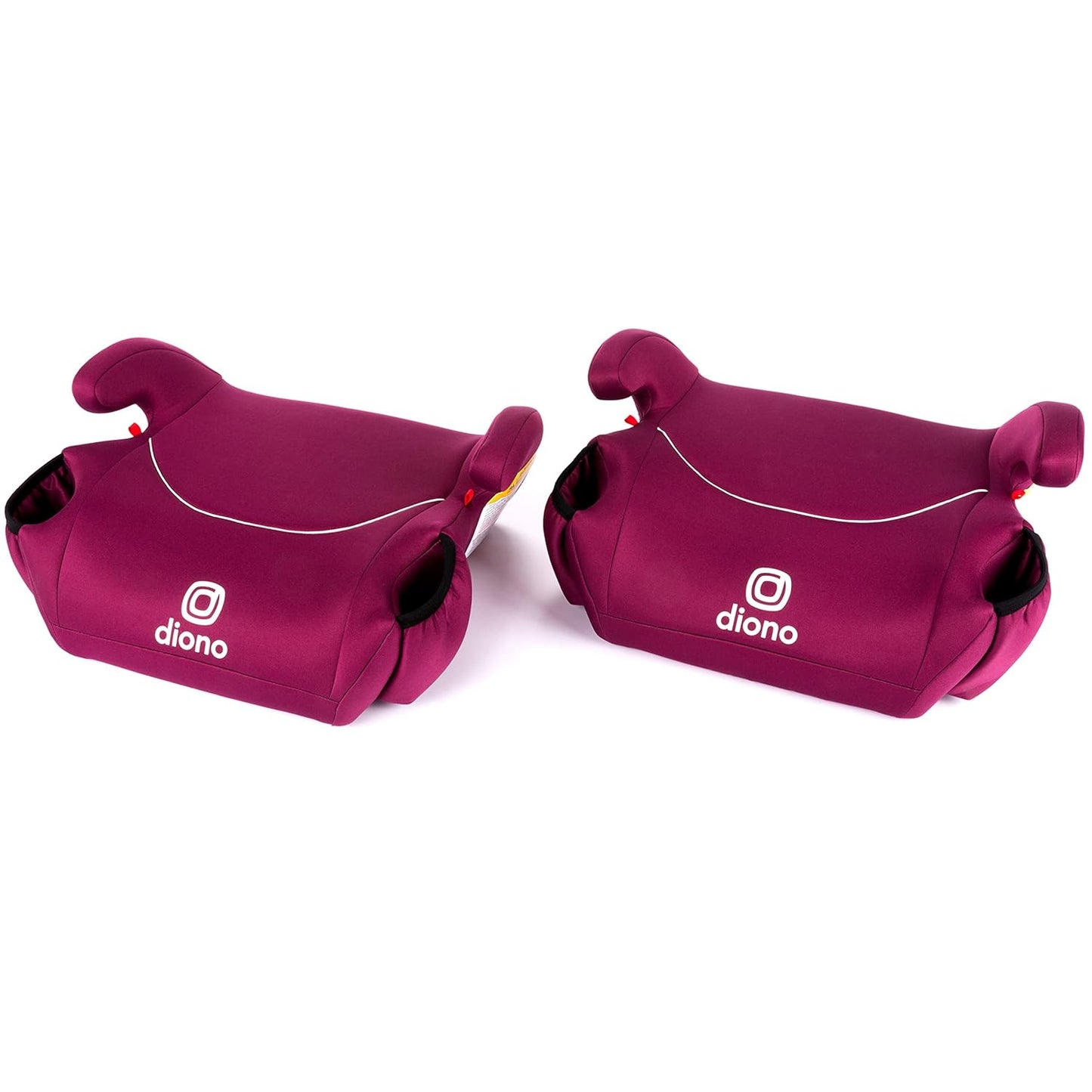 Diono Solana, No Latch, Single Backless Booster Car Seat, Lightweight, Machine Washable Covers, Cup Holders, Blue