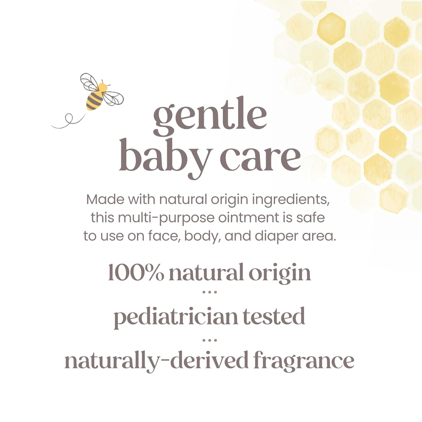 Burt's Bees Baby Diaper Rash Ointment, Maximum Strength, 40% Zinc Oxide, 100% Natural Origin, Pediatrician Tested, Net Weight 3 Ounces , Pack of 2