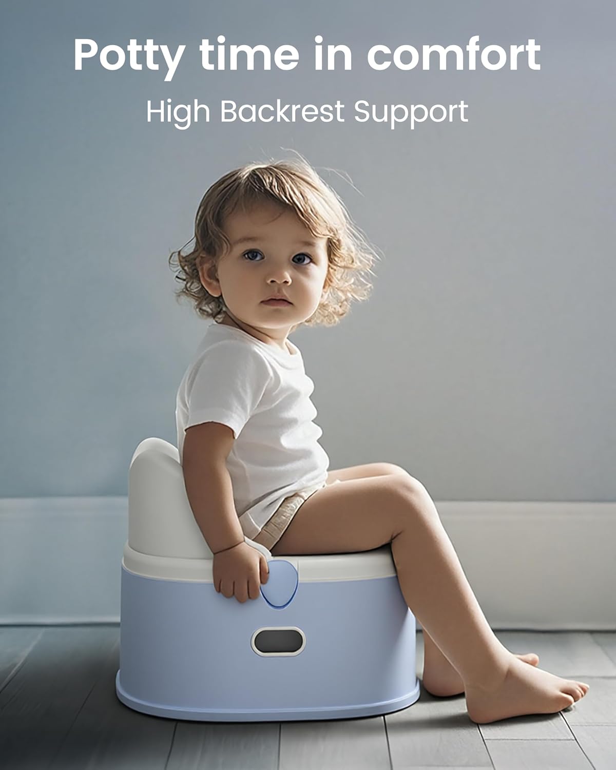 3-in-1 Toddler Potty Training Toilet for Boys and Girls with Soft Cushion Multi-use Baby Potty Chair for Toddlers 1-3 Training Potty Seat Toddler Toilet Baby Potty Training Seat with Step Stool