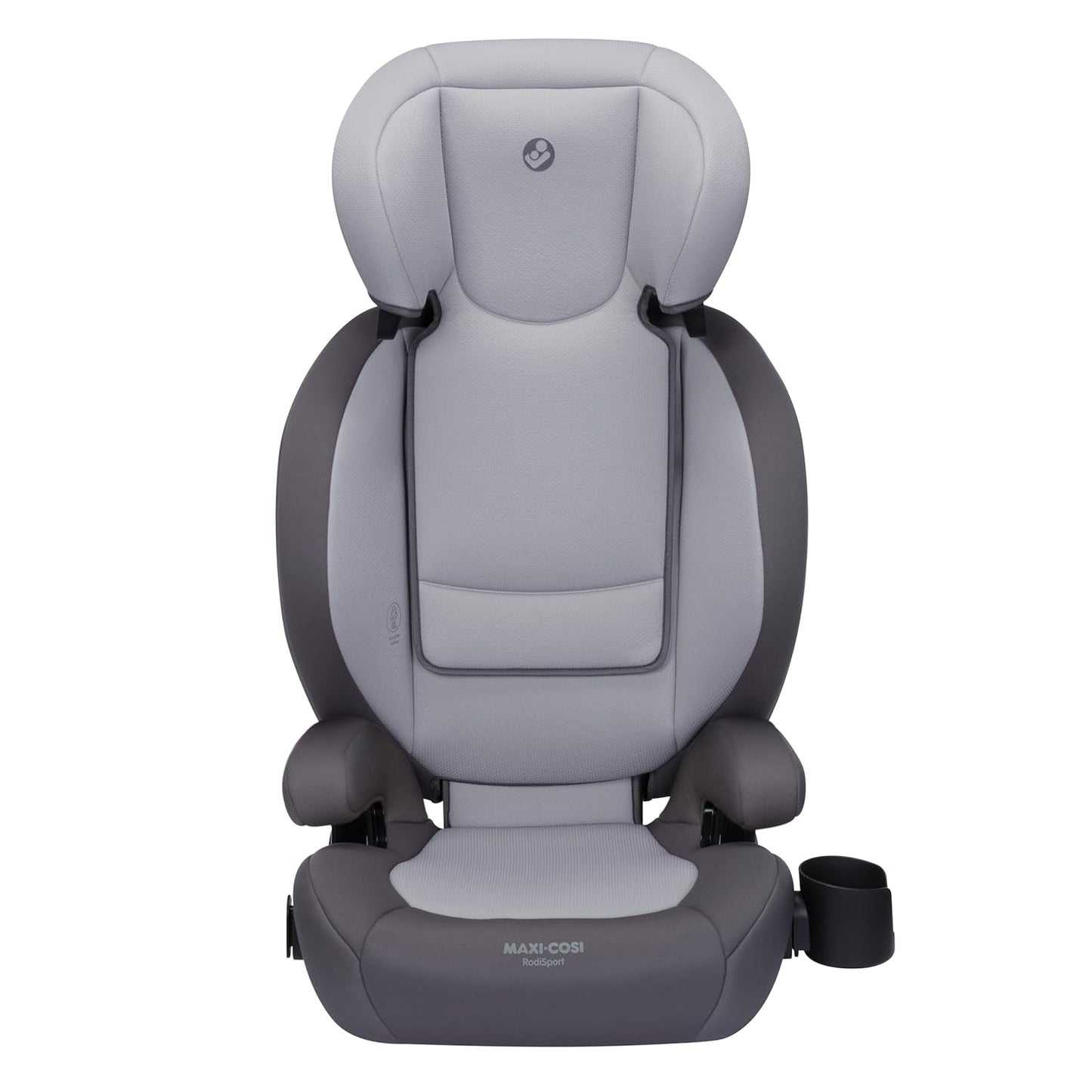 Maxi-Cosi RodiSport Kids Booster Car Seat, High-Back, Backless Booster, 7-Position Headrest, Easy Latch System, Reclining Chair, Belt Guide, Fits 40-100 lbs, 43.4-57 in, Sea Salt