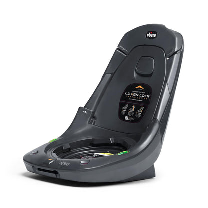 Chicco Fit360 Zip ClearTex Rotating Convertible Car Seat with Fit360 Mirror, 360 Degree Rotation for Rear-Facing and Forward-Facing Usage, Jet/Black