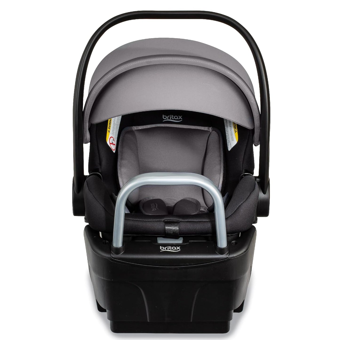 Britax Willow SC Infant Car Seat, Rear Facing Car Seat with Alpine Base, ClickTight Technology, RightSize System, Pindot Stone