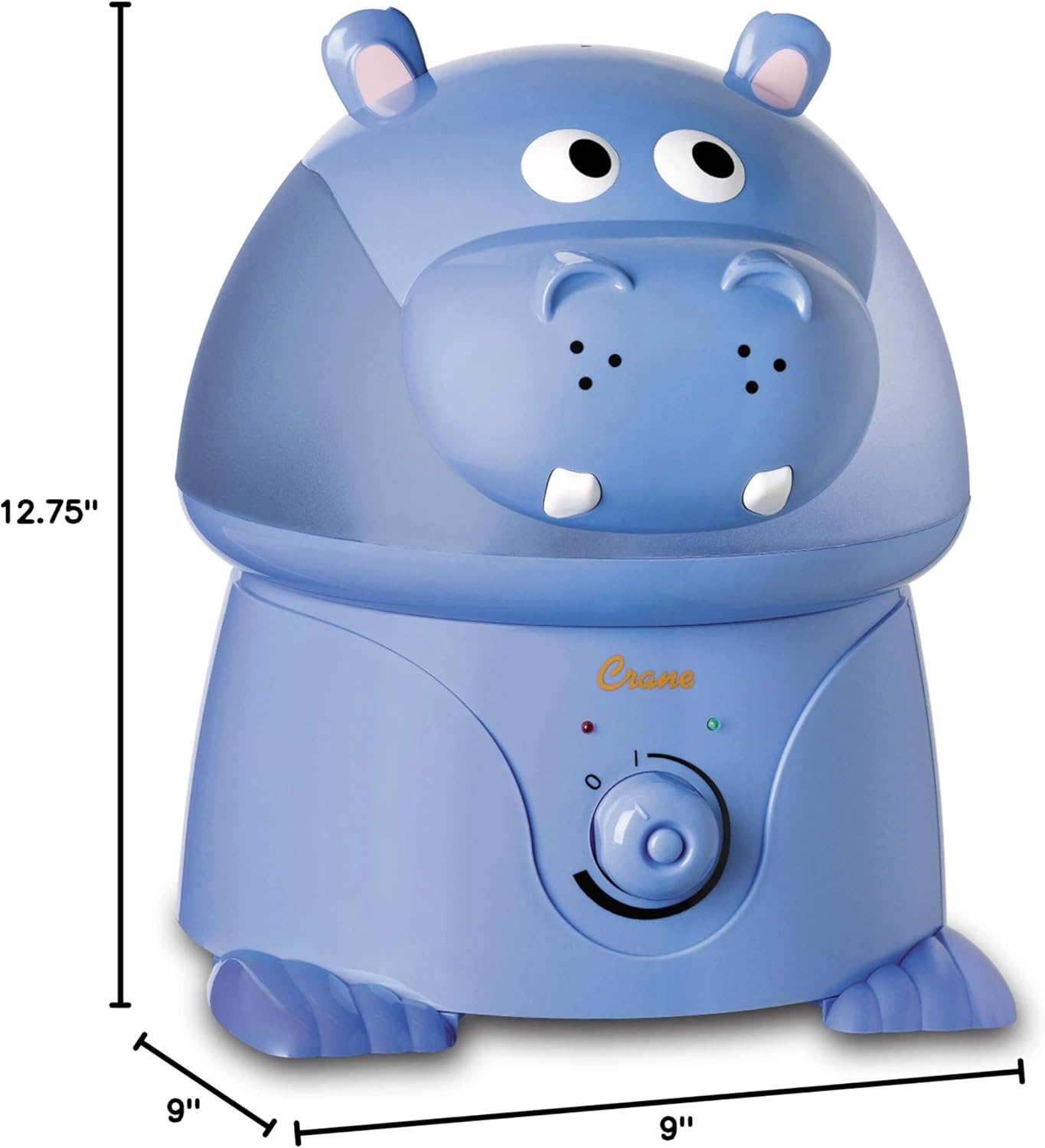 Crane Cute Animal Humidifier for Kids Bedroom and Nursery, Ultrasonic Cool Mist, 1 Gallon, Auto Shut Off, Cool Mist Humidifier