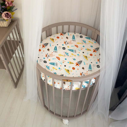 Cloele Square Playard Fitted Sheet 36x36, Ultra Soft Polyester Playpen Sheet for Baby & Pet, Dogs Pattern Pack and Play Crib Sheets, Portable Playard Mattress Cover