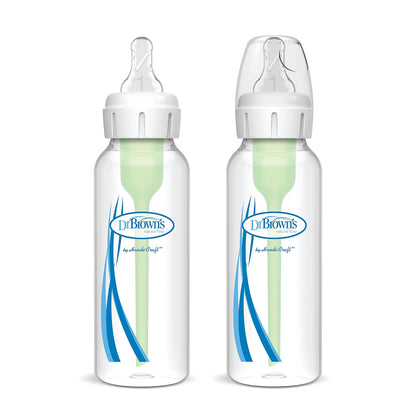 Dr. Brown's Natural Flow Anti-Colic Options+ Microwave Sterilizer Gift Set with HappyPaci Pacifiers