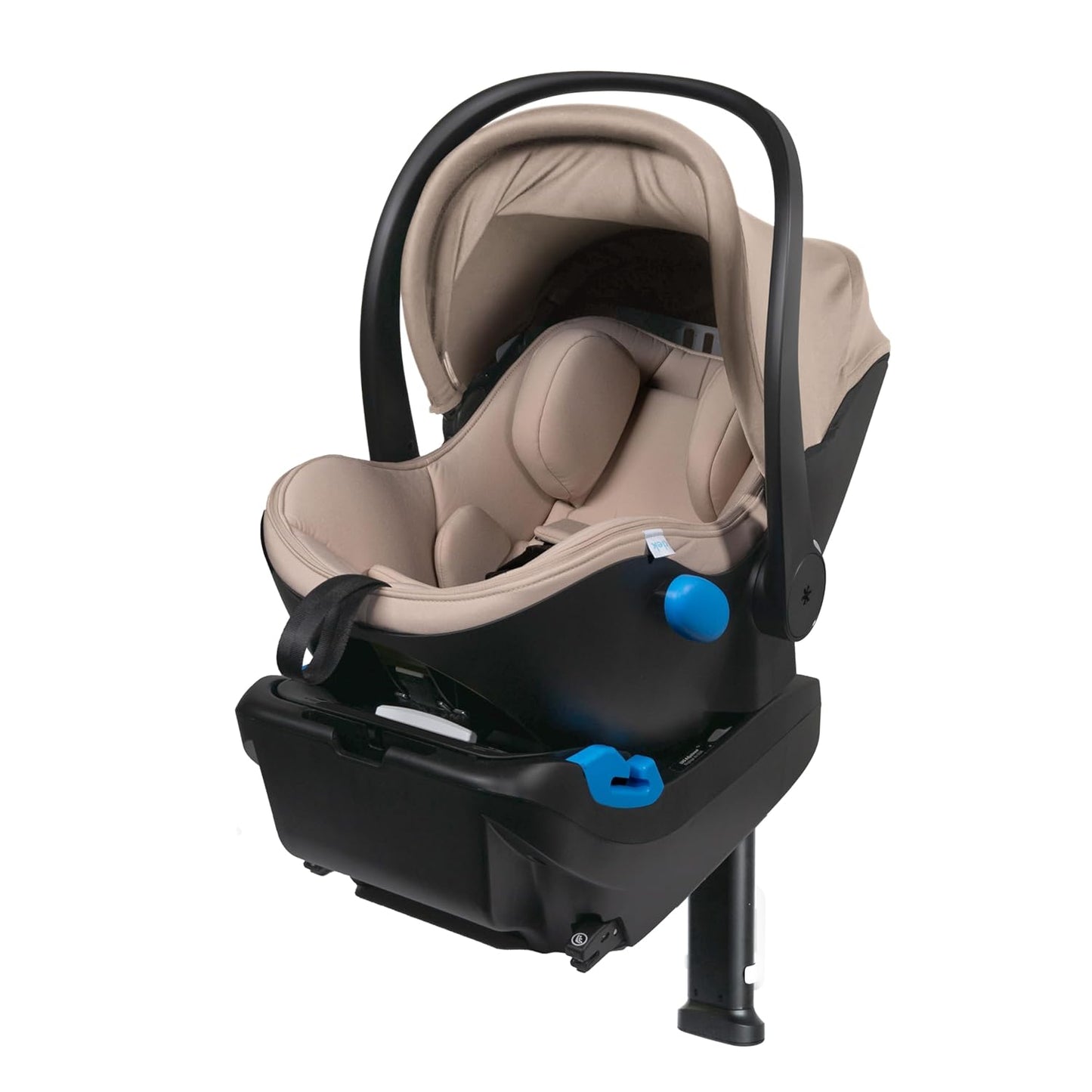 Clek Liing Infant Car Seat with Adjustable Load Leg, Compact, Lightweight Design, 7 Recline Positions, Easy-to-Use Rigid Latch, and Flame Retardant-Free (Railroad Ziip)