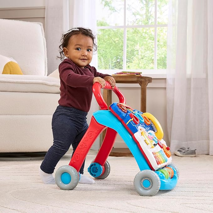 VTech Sit-to-Stand Learning Walker (Frustration Free Packaging), Blue