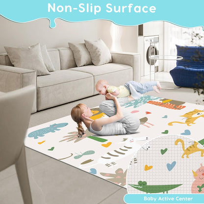 Fshibila 74" ×50" Large Baby Playpen, Baby Playard for Babies and Toddlers, Baby Fence Play Pens for Indoor & Outdoor, Sturdy Safety Play Yard with Soft Breathable Mesh, Anti-Fall, Grey