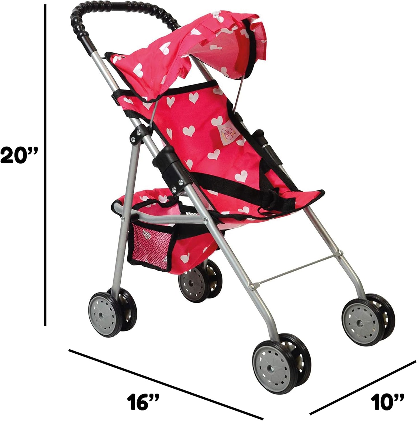 My First Doll Stroller Denim for Baby Doll