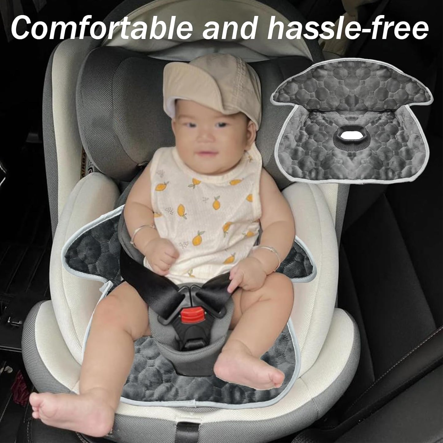 Seat Protector Waterproof Liner Potty Training Toddlers, Waterproof Piddle Pads Seat Potty Training Protector, Piddle Pad for Carseat/Stroller/Highchair, Gray