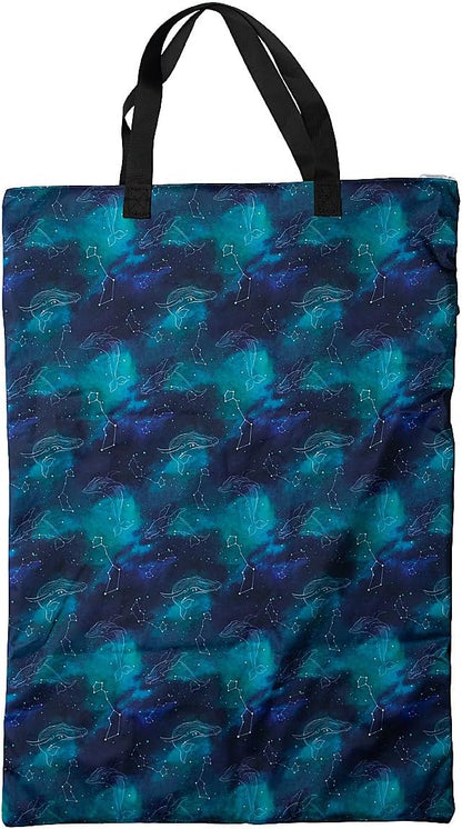 Large Hanging Wet/Dry Cloth Diaper Pail Bag for Reusable Diapers or Laundry