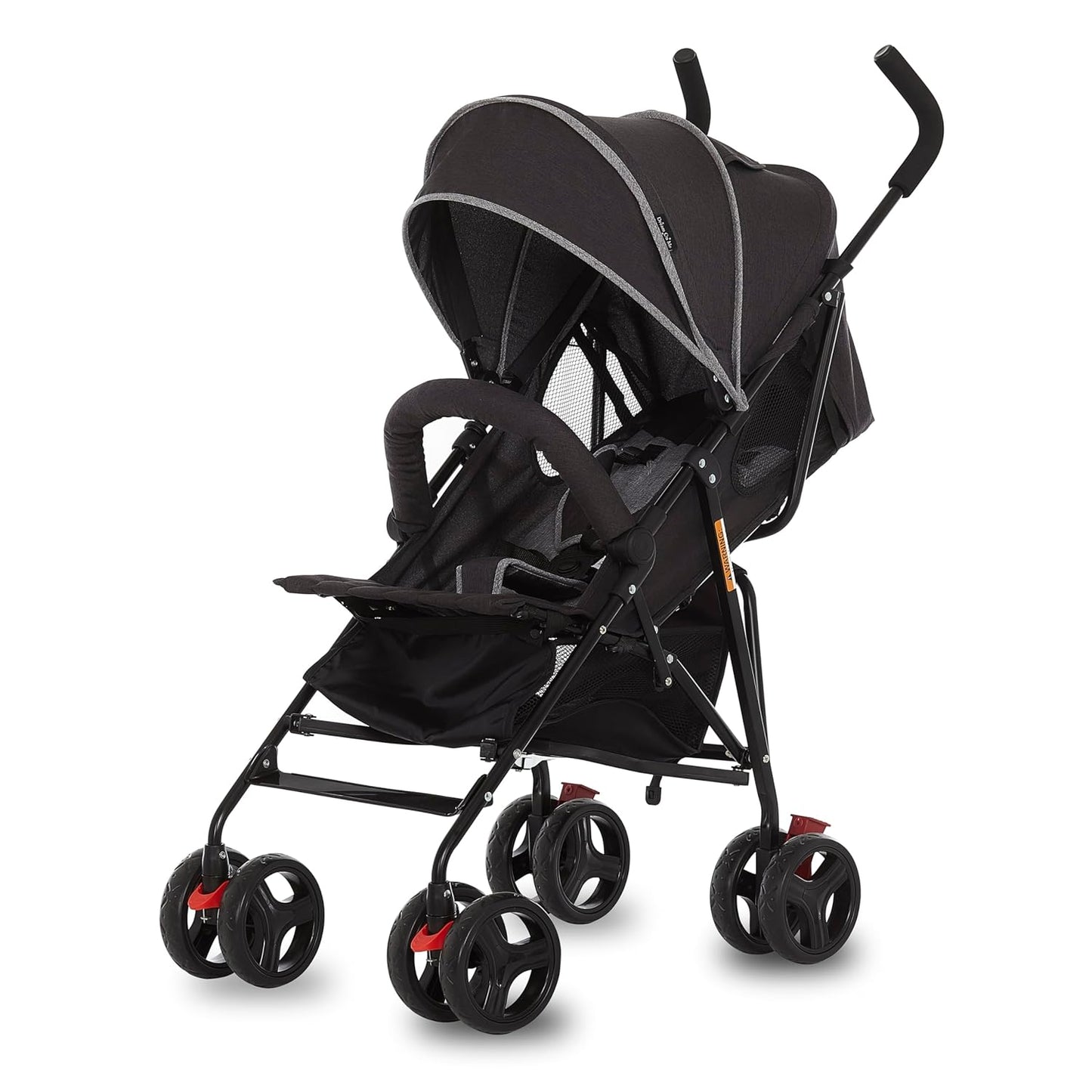 Dream On Me Vista Moonwalk Stroller, Disney Approved Lightweight Stroller for Toddlers and Infants, One-Hand Fold, Reclining Seat, Canopy with Sun Visor, Everyday & Travel Ready