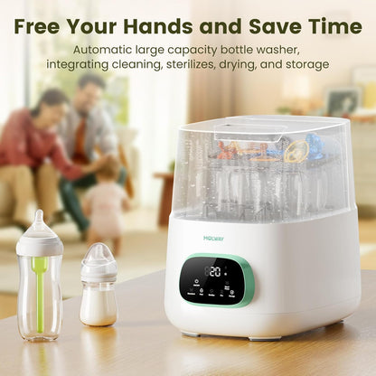 Bottle Washer Pro, All-in-One Baby Bottle Washer and Sterilizer & Dryer, Cleaning Machine for Bottles, Pump Parts & Baby Essentials, Effortless Care, Replaces Hand Washing