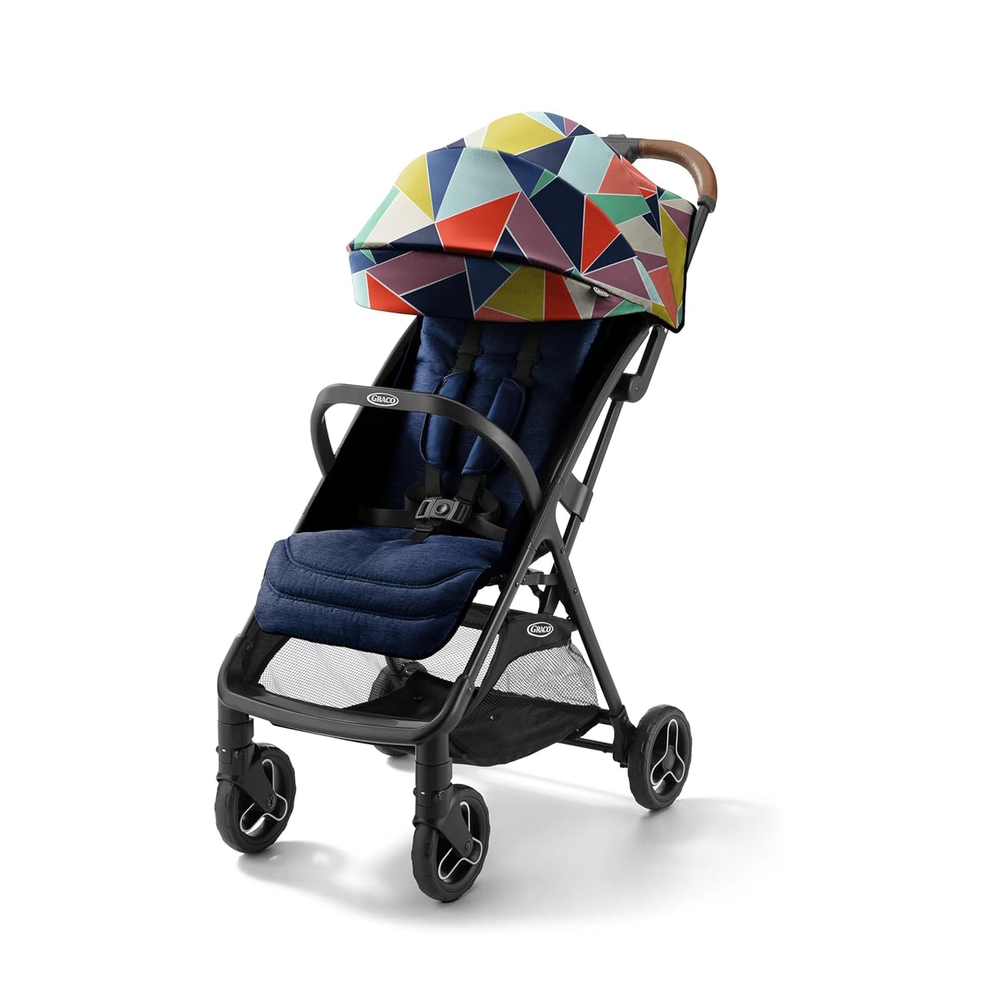 Graco Ready2Jet Compact Stroller – Overhead Friendly Compact Travel Stroller with Automatic Fold, Lilac Mod
