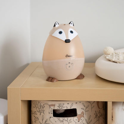 Crane Baby Mini Adorable Snow Owl Baby Humidifier, 0.5 Gal Cool Mist Humidifiers with Aroma Tray and Nightlight, Whisper Quiet Ultrasonic Humidifier for Baby and Toddler Room, Congestion Relief