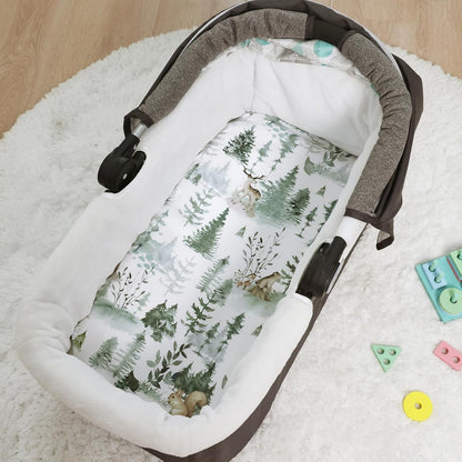 PHF 3 Pack Soft Mini Crib Sheets, Floral & Animal Pack N Play Sheets for Baby Boys Girls, No Slip Universal Fit for Pack N Play, Playard, Portable and Mini Crib Mattresses,Floral & Animal