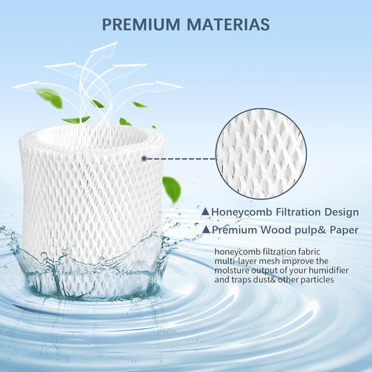 4 Pack Bedside Humidifier Filters Replacement Compatible with Canopy Bedside and Nursery Humidifiers(NOT for Canopy Plus Humidifier)