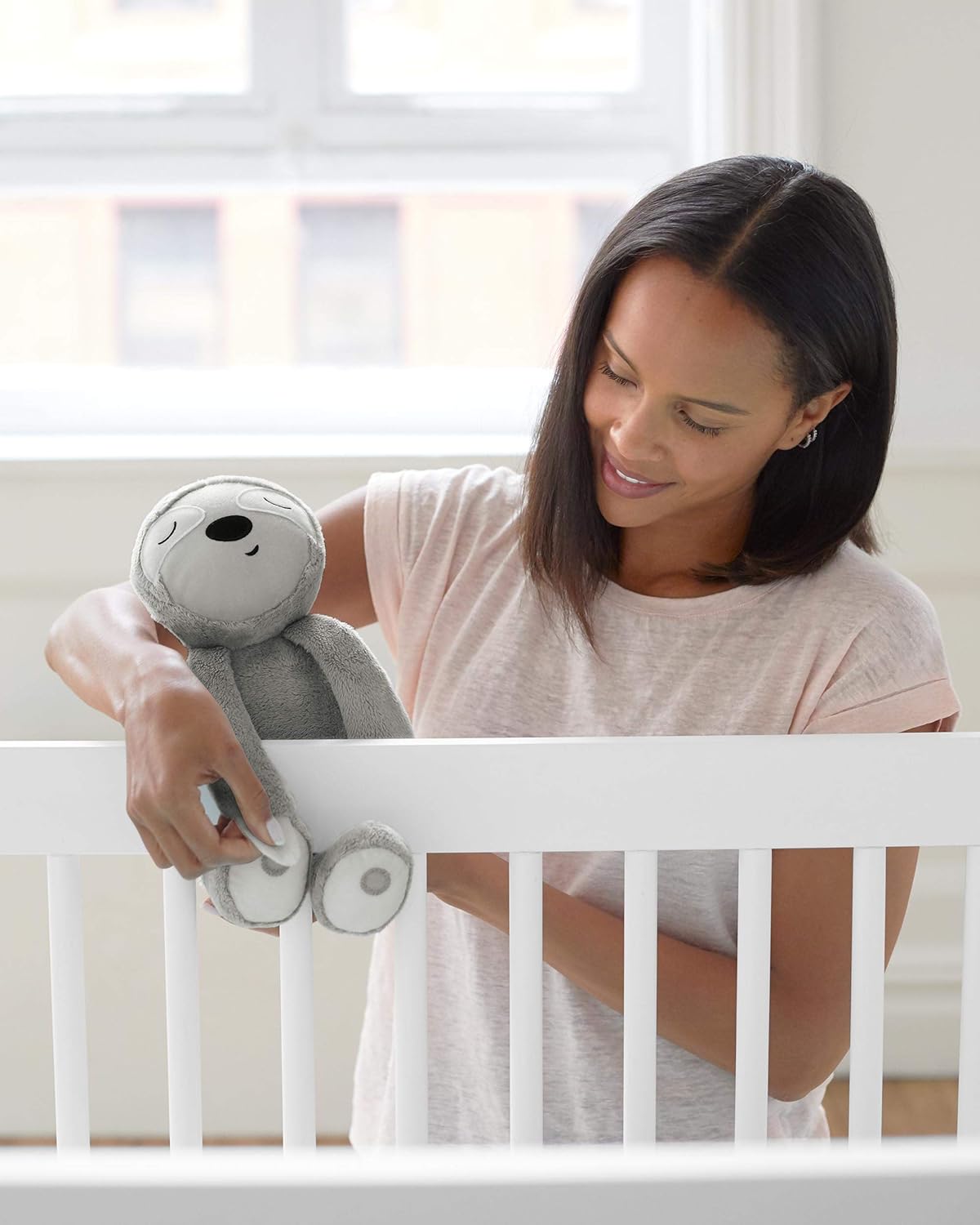 Skip Hop Portable Baby Sleep Sound Machine, Glow with Me Acorn