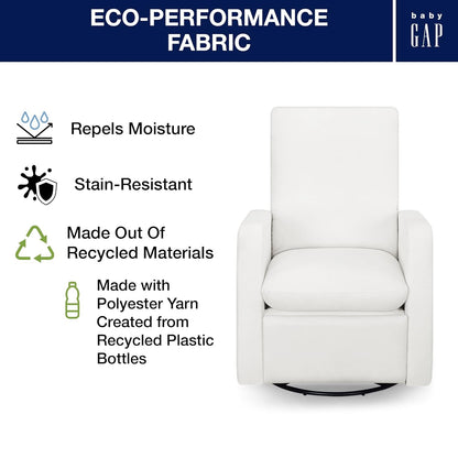 GAP babyGap Cloud Recliner with LiveSmart Evolve - Sustainable Performance Fabric, Grey