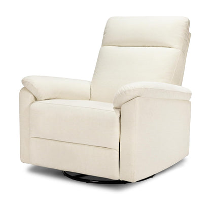 Davinci Suzy Glider Recliner Nursery Chair - Glider Rocking Chair for Nursery and Living Room - GREENGUARD Gold, FSC & Certi-PUR US Certified - 360° Swivel Rocker Recliner Chair (Cozy Cream Boucle)