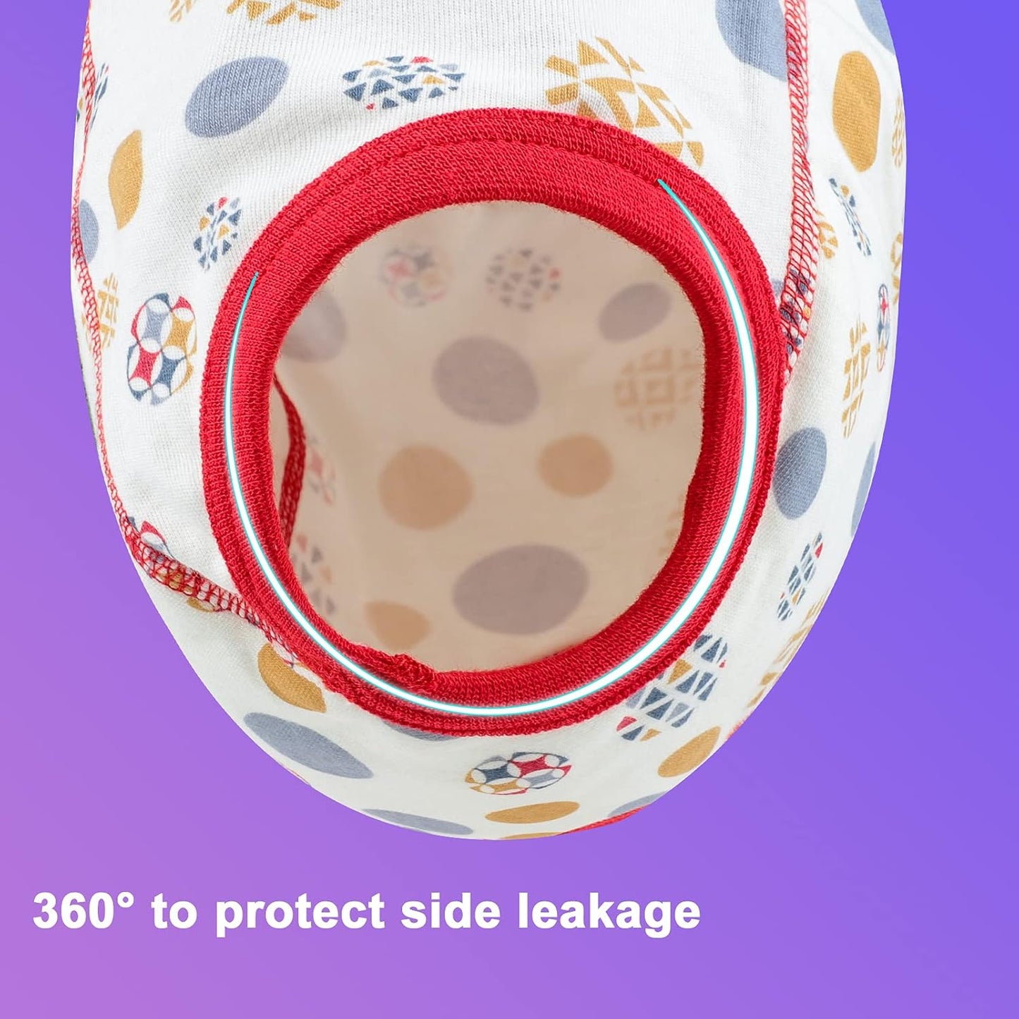 MooMoo Baby 8 Packs Potty Training Pants Cotton Absorbent Training Underwear for Toddler Boy and Girls 2T-9T