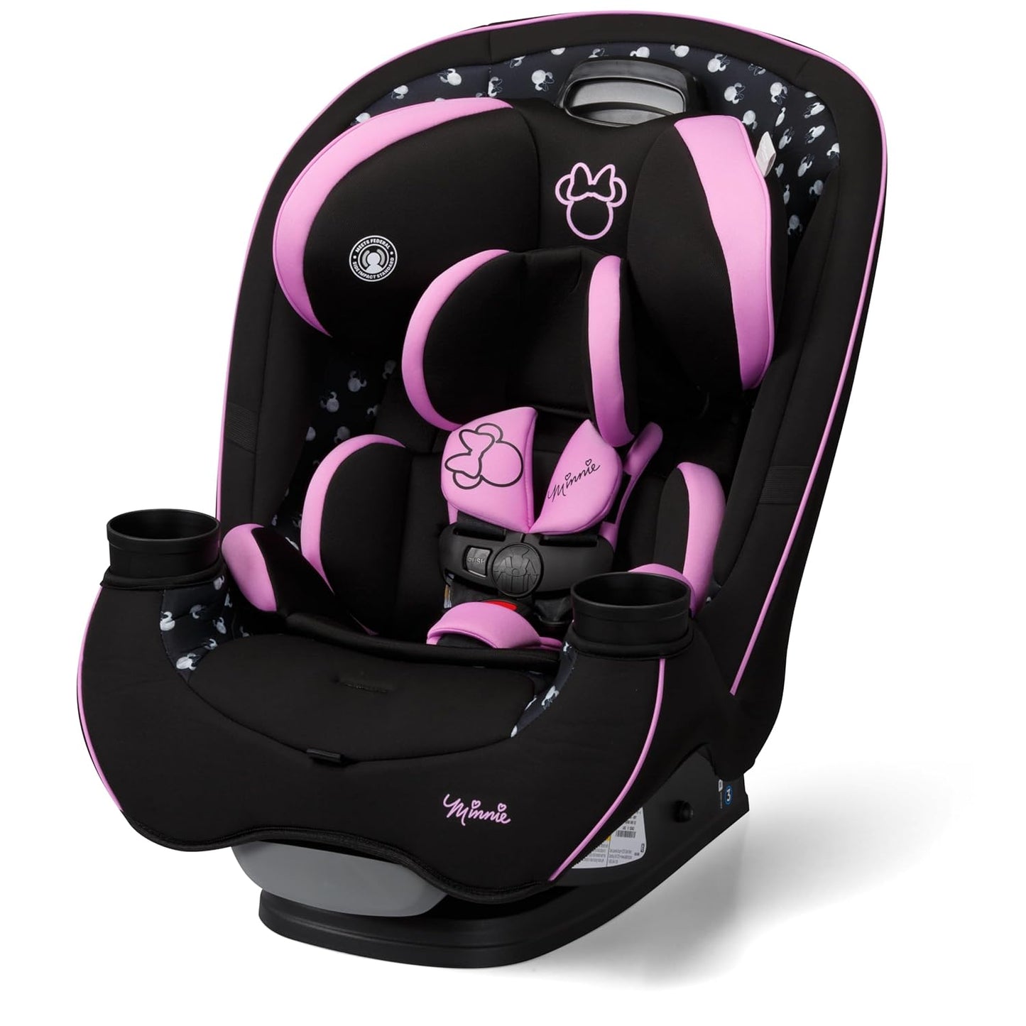 Disney Grow and Go Convertible Car Seat, Rear Facing 5-40 pounds, Forward Facing 30-65 pounds, Booster 40-100 lbs, Convert from Infant to Toddler, Mickey Sprinkle