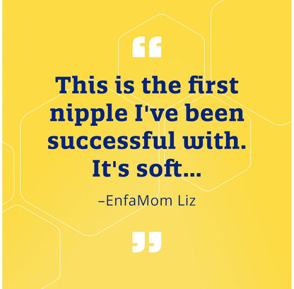 Enfamil Cross Cut Soft Nipples, Latex-Free & BPA Free, 12 Count