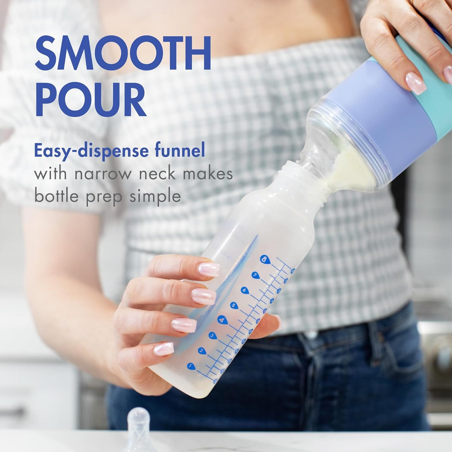 Boon Triful Baby Formula Dispenser On The Go - Insulated Stainless Steel Formula Containers with Stacking Design - Baby Bottle-Feeding Supplies for Travel - Pink