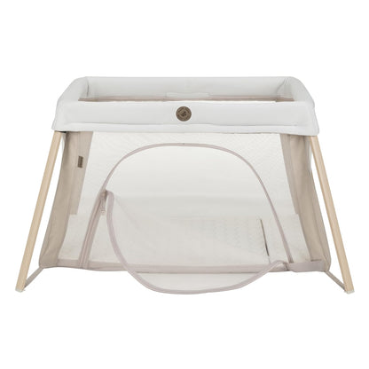 Maxi-Cosi Calao Travel Playard, Infant Bassinet, Toddler Playpen, Portable, Lightweight, Foldable, Easy Setup, with Carry Bag, Breathable Mesh, Truffle