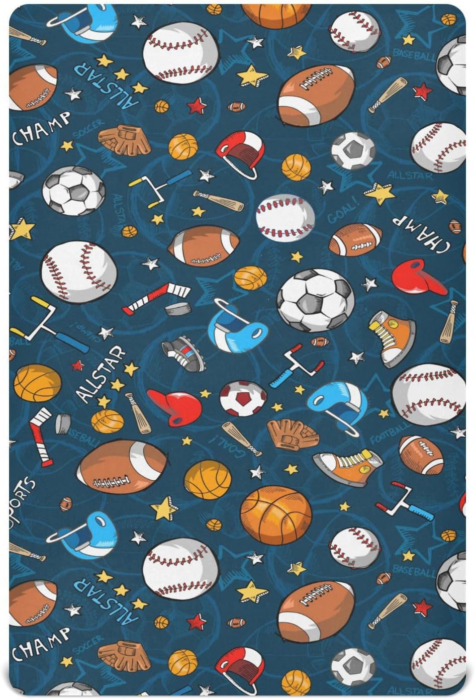 Baby Crib Sheet Cute Goose Flowers Crib Mattress for Boys and Girls Playard Sheet Soft Breathable Fitted Baby Mattress Cover 52x28in