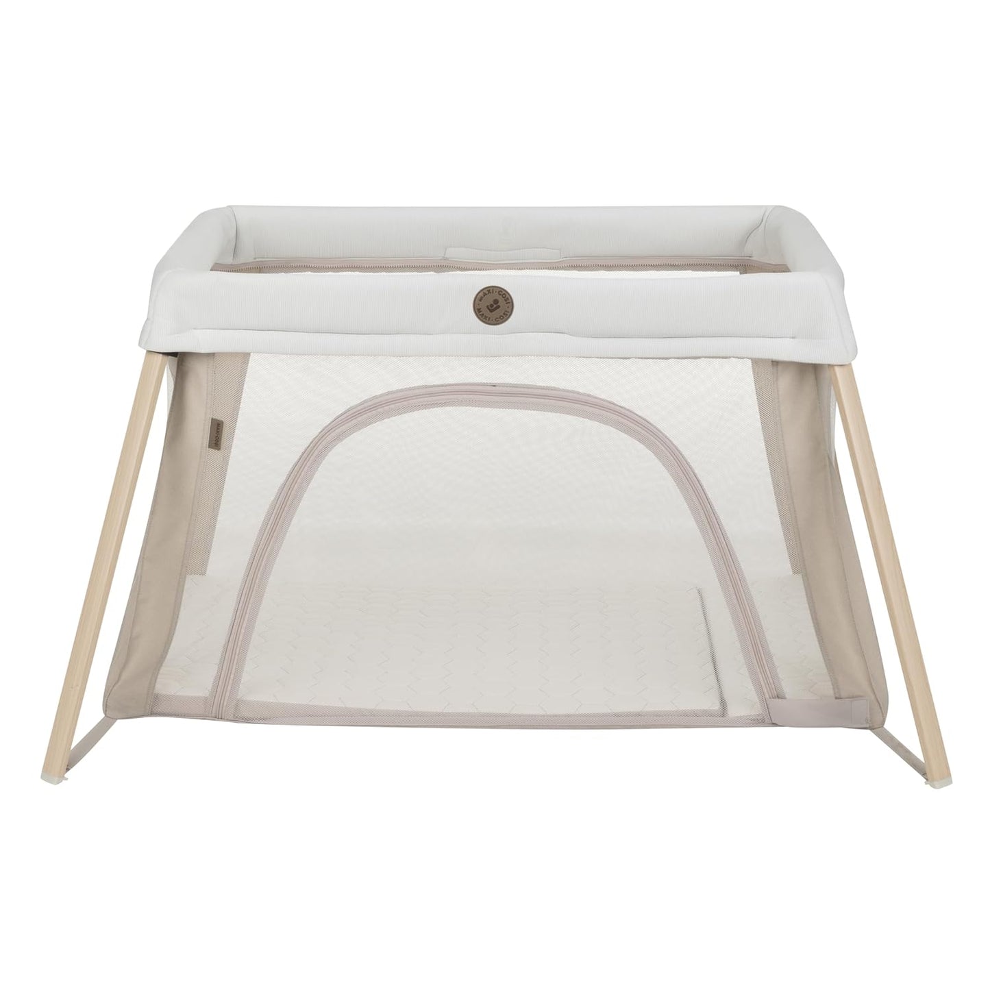 Maxi-Cosi Calao Travel Playard, Infant Bassinet, Toddler Playpen, Portable, Lightweight, Foldable, Easy Setup, with Carry Bag, Breathable Mesh, Truffle