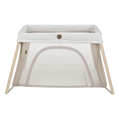 Maxi-Cosi Calao Travel Playard, Infant Bassinet, Toddler Playpen, Portable, Lightweight, Foldable, Easy Setup, with Carry Bag, Breathable Mesh, Classic Oat
