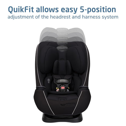 Maxi-Cosi Pria Max 3-in-1 Convertible Car Seat, Infant to Toddler Car Seat, ClipQuick Magnetic Chest Clip, Quick-Install Latch, Machine-Washable Cover, 5-100 lbs, Oyster Shell