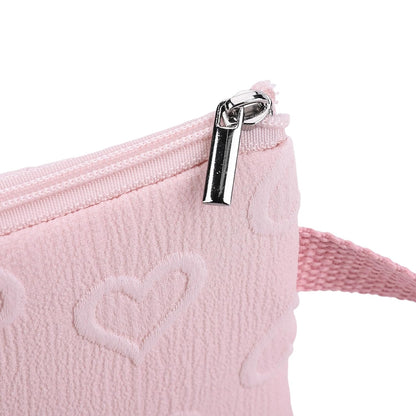 Quilted Baby Diaper and Wipes Pouch Portable Mommy Bag for Stroller Reusable Wipes Pouch with Lanyard for Casual Travel (Beige)