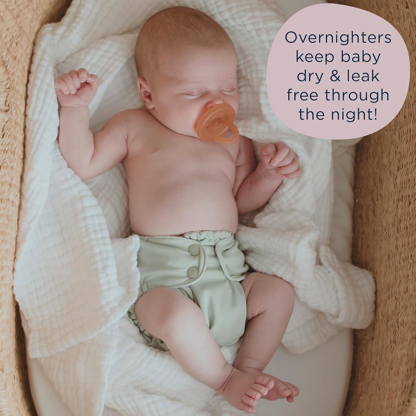 Esembly Tossers – Disposable Bamboo from Viscose Diaper Liners for Cloth Diapers – Earth-Friendly, Fragrance-Free, Chlorine-Free – One Size, 200 Liners (2-Pack of 100-Liner Rolls)