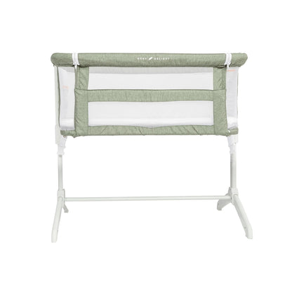 Baby Delight Beside Me Serenity Bassinet | Lightweight Bedside Sleeper & Baby Bassinet | 7-Position Height Adjustment | 100% GOTS Certified Organic Cotton Fabric | Organic Sage