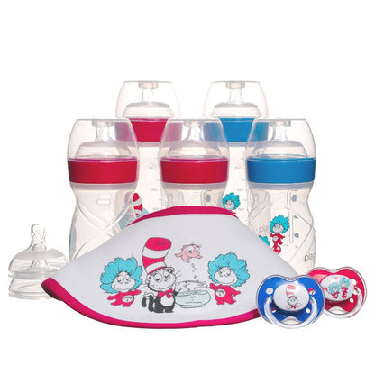 Playtex Baby Anti-Colic Nurser Bottles with Pre-Sterilized Disposable Drop-Ins Liners, 4 Oz Bottles (3 Count), Includes Slow Flow Nipples for Newborn and Breastfeeding Babies, Feeding Essentials